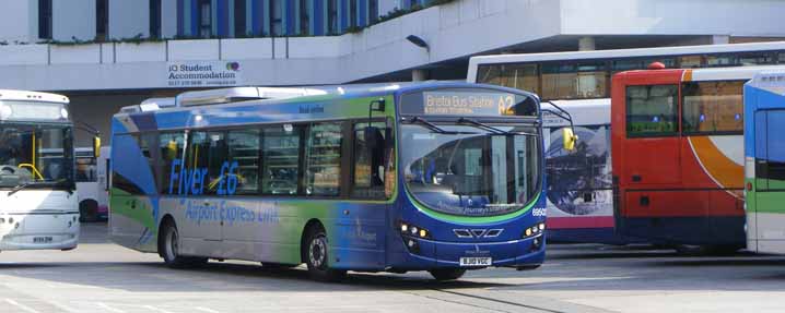 First Bristol Volvo B7RLE Wright Flyer 69502